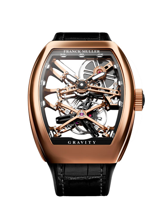 Часы Franck Muller Vanguard Graviti V_45_T_GRAVITY_CS_SQT-gold